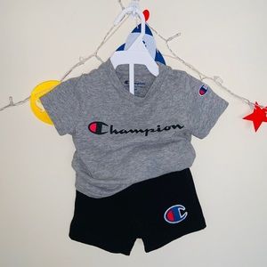 🚫SOLD🚫 Champion Matching T-Shirt & Shorts Set